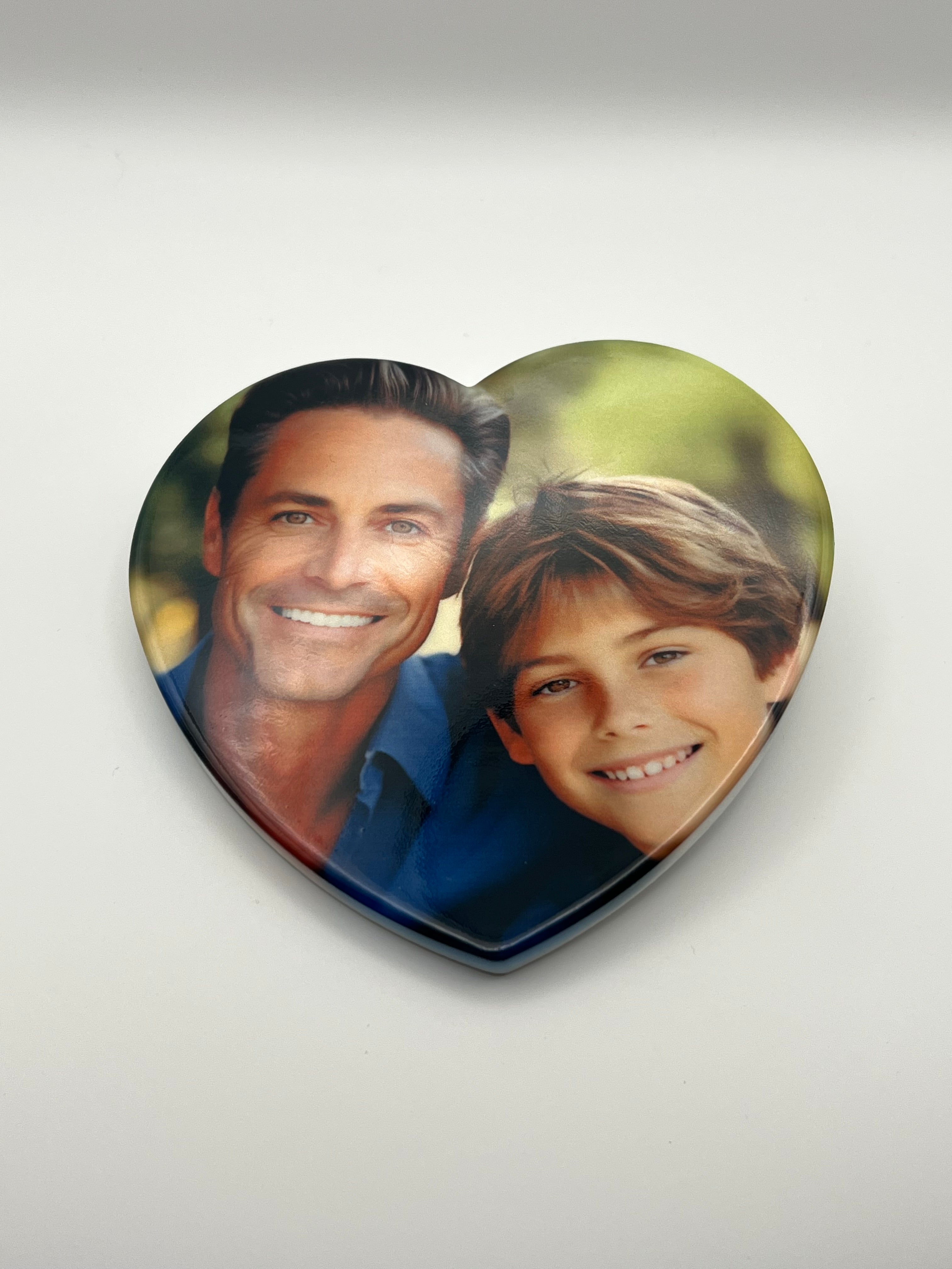 Heart Shaped Ceramic Coaster custom