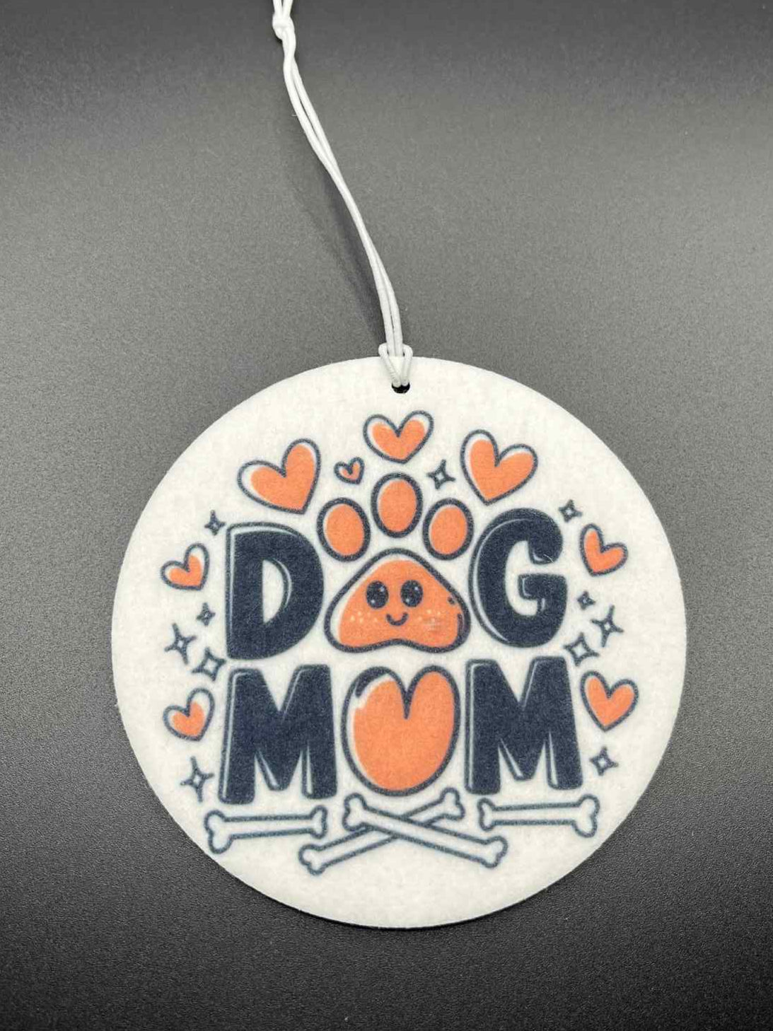 Dog mom car coaster and air freshener set
