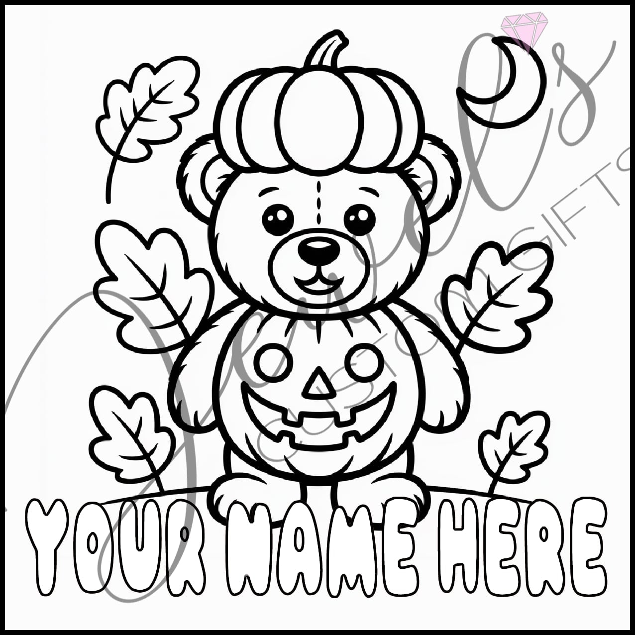 Halloween personalized paint pack