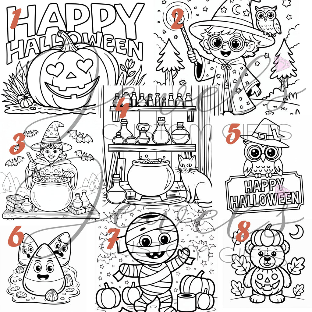 Halloween personalized paint pack