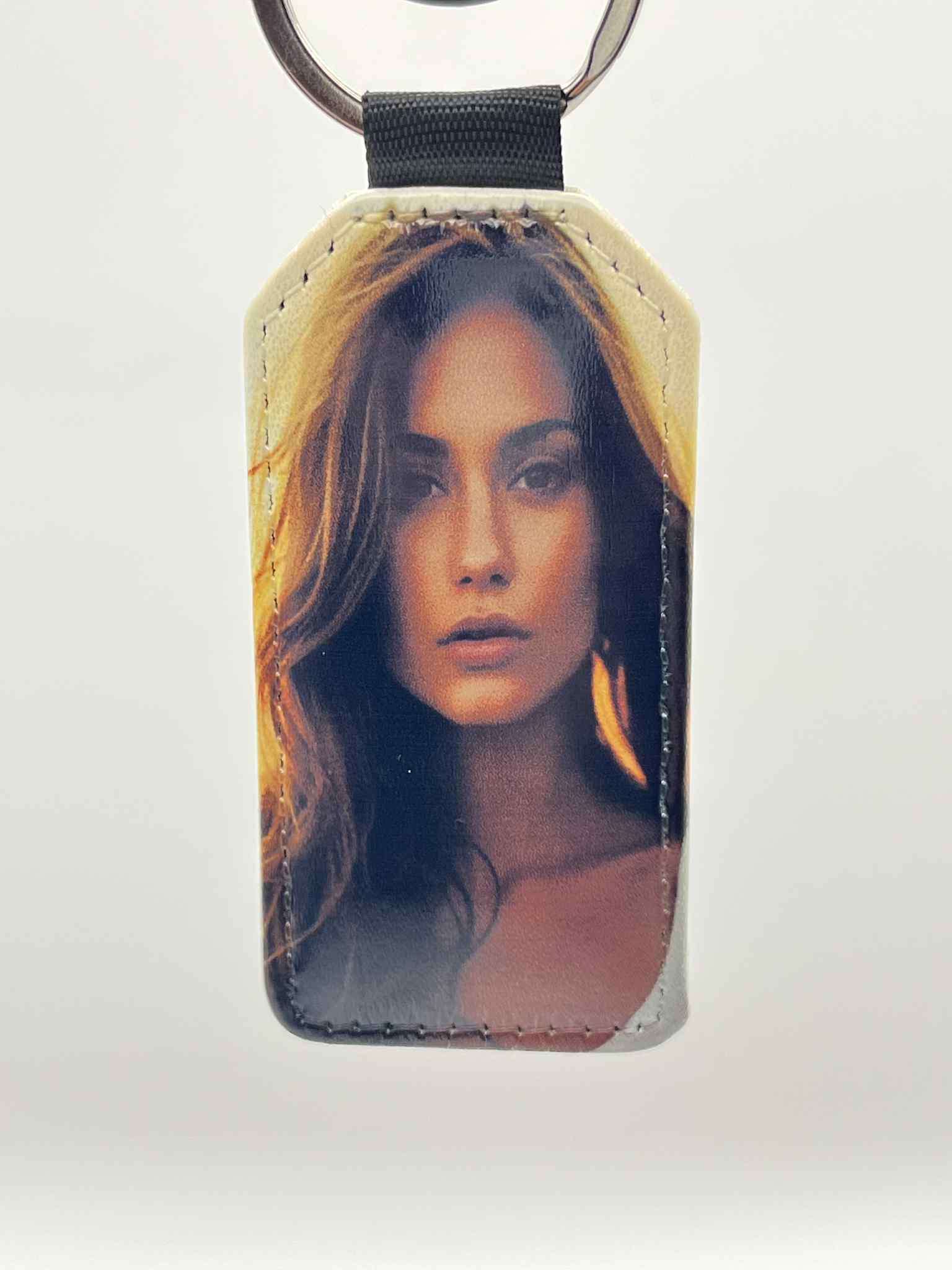 Faux leather Keychain - Rectangle