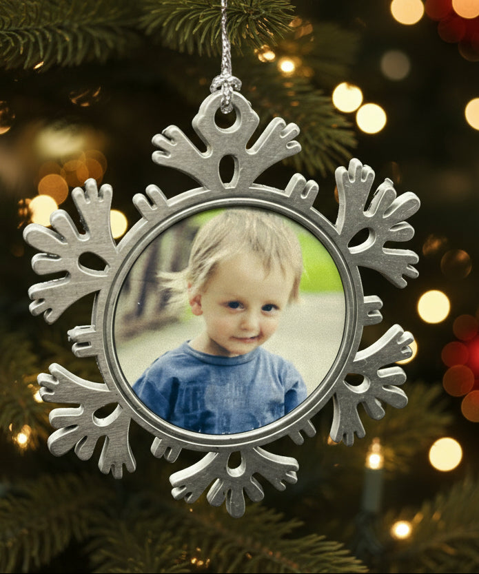 Metal Snowflake Ornament