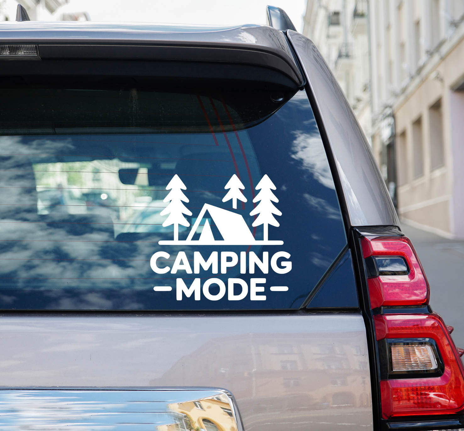 Camping Mode Vinyl Decal