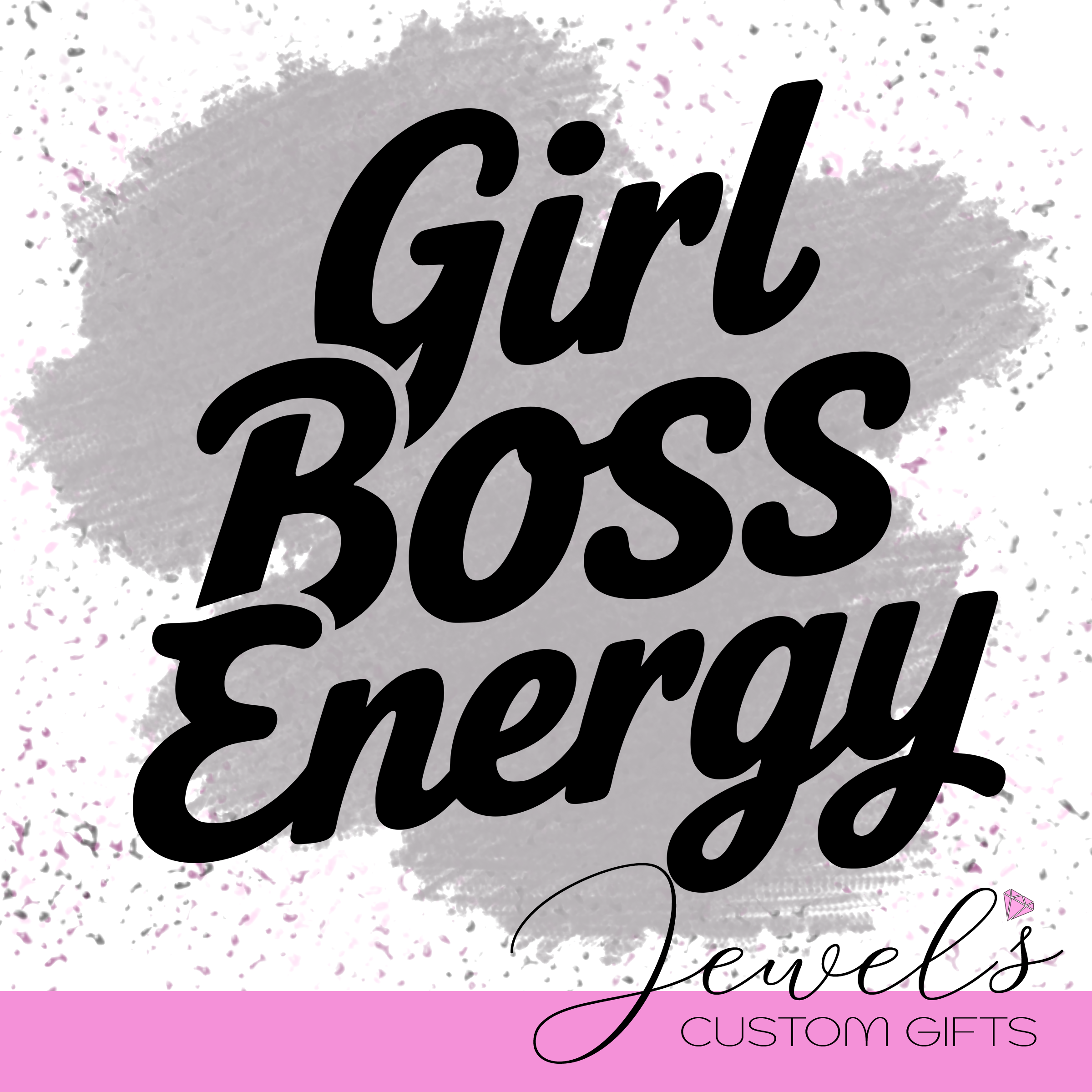 Girl Boss Energy Vinyl Decal