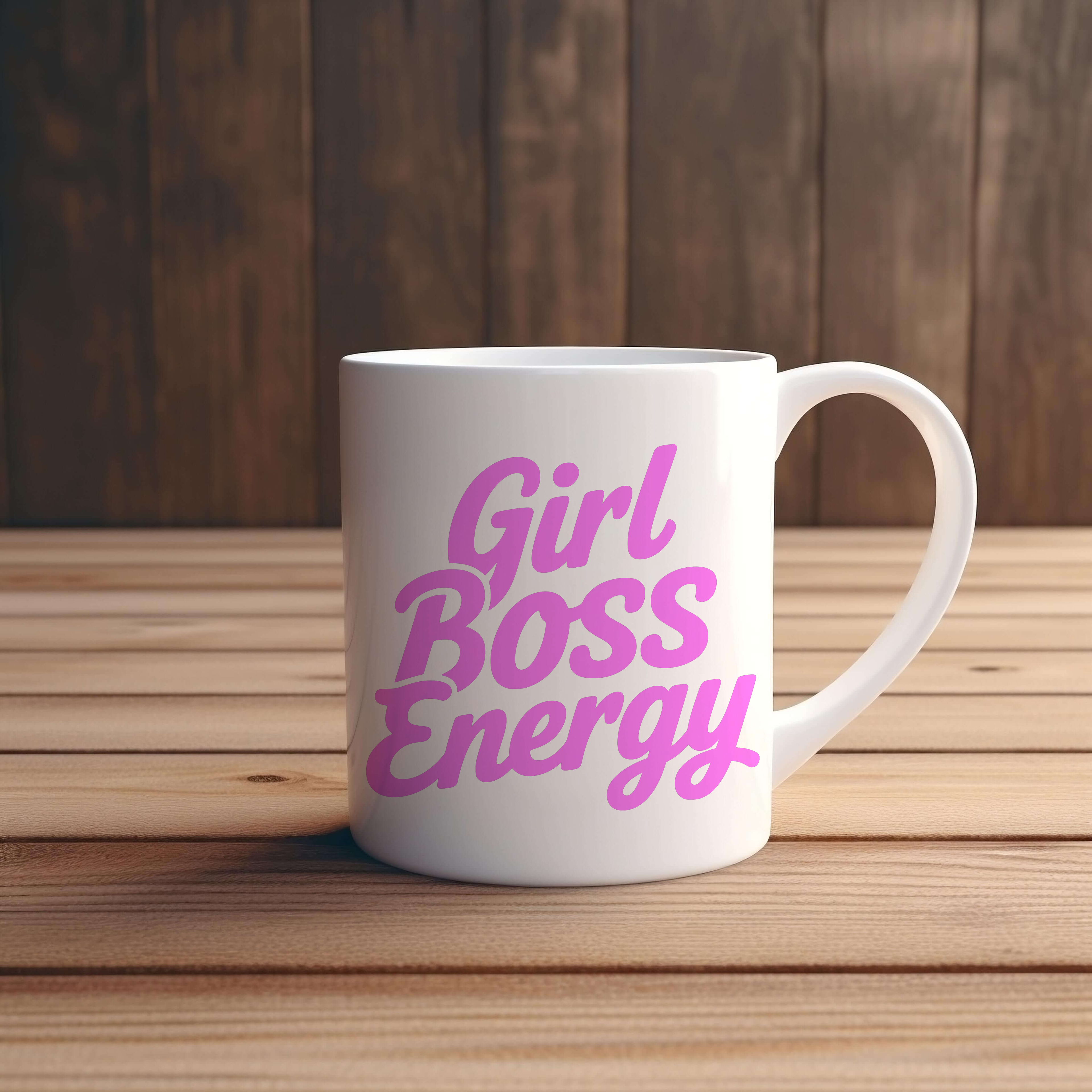 Girl Boss Energy Vinyl Decal