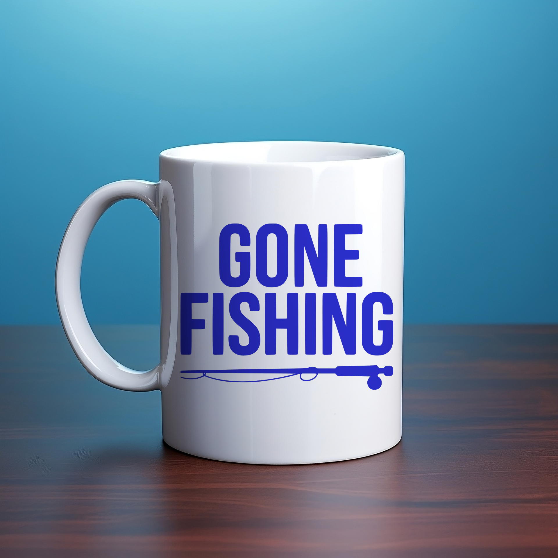 Gone FIshing Vinyl Decal