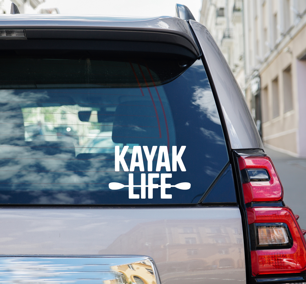 Kayak Life Vinyl Decal