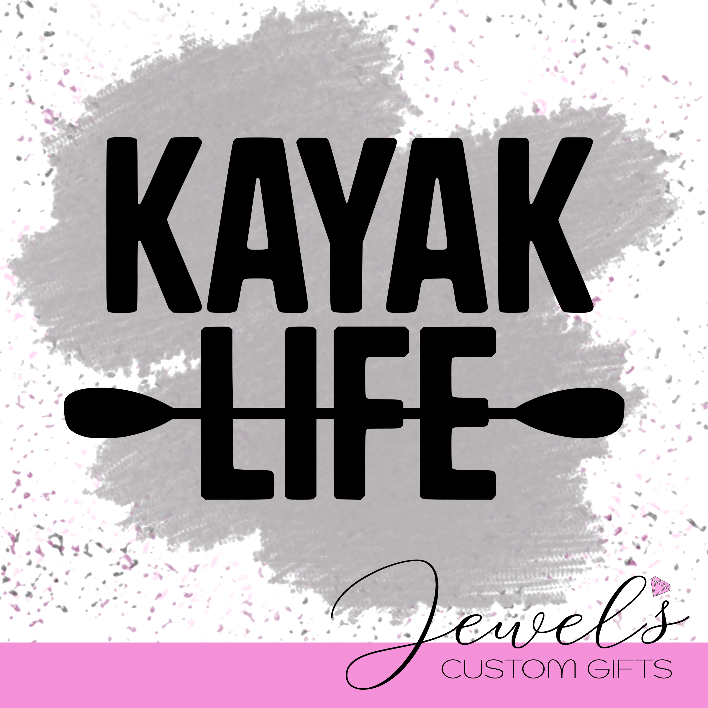 Kayak Life Vinyl Decal