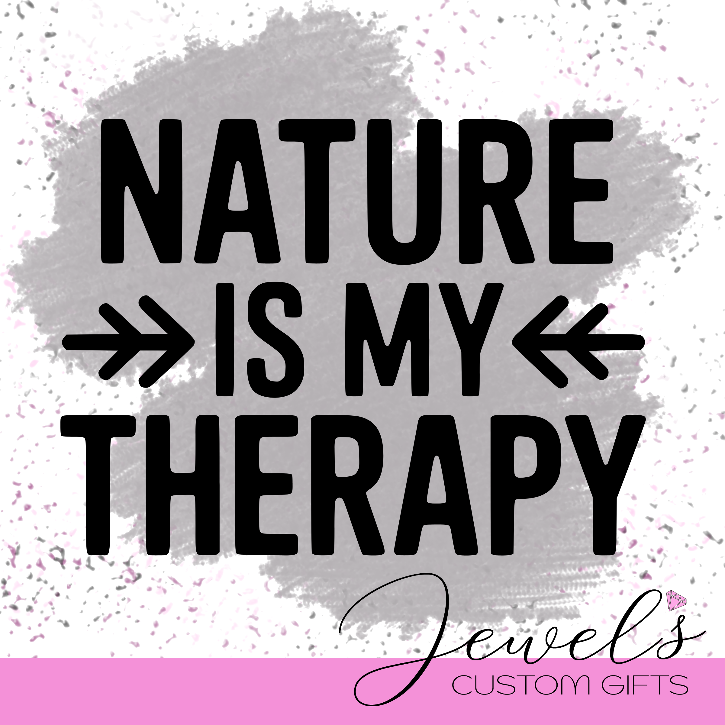 Nature is my therapy VInyl Decal