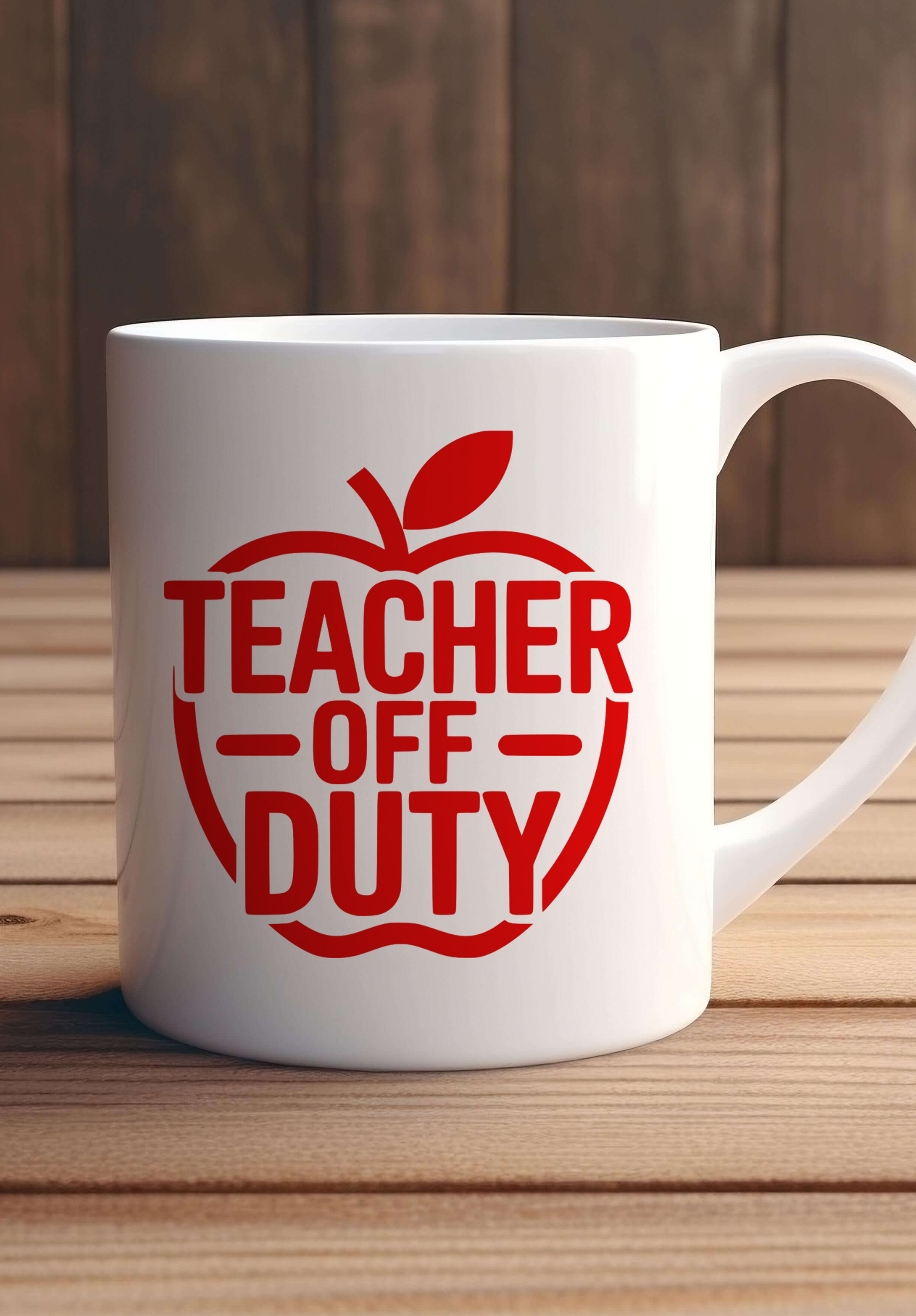 Teacher off Duty Vinyl Decal
