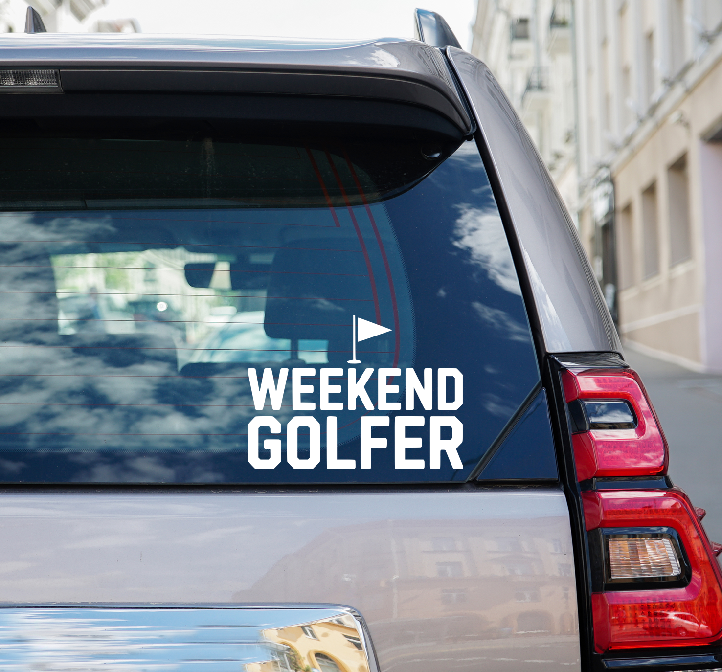Weekend Golfer VInyl Decal