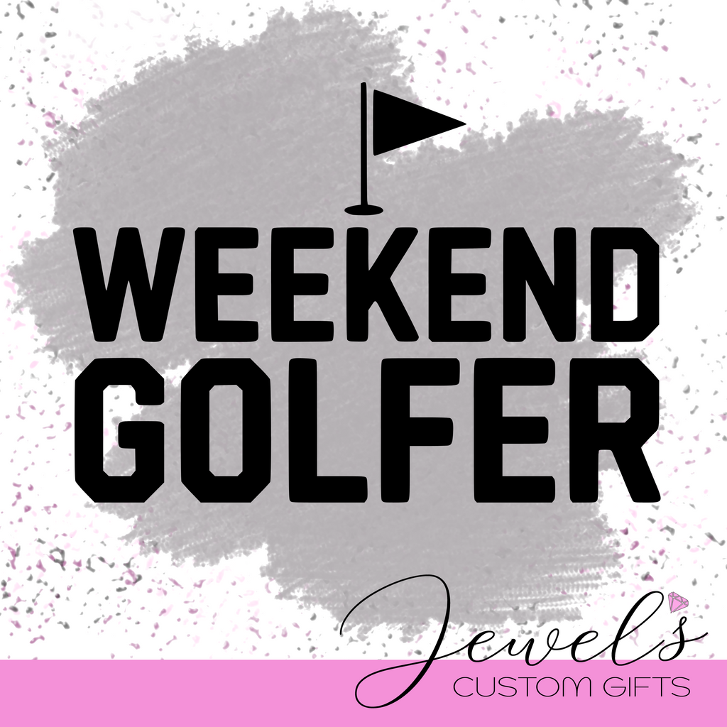 Weekend Golfer VInyl Decal